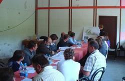 Predstavitvi so prisostvovali krajani Dobrine, člani Sveta KS Loka pri Žusmu, Občino Šentjur pa sta zastopala župan mag. Marko Diaci in Erika Kosi